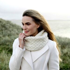 Irish Aran Merino Wool Scarf
